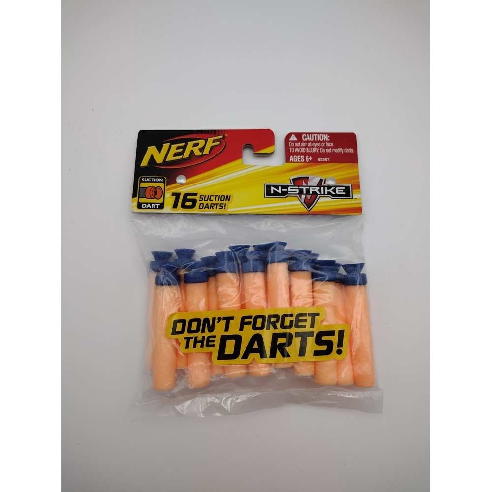 2009 NERF N-Strike 16 Clip System Soft Darts 62572 - NEW